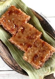 Biko Is A Native Filipino Delicacy Where Glutinous Rice Is Cooked With Coconut Milk And Brown Sugar Then Topped With Biko Recipe Recipes Filipino Food Dessert