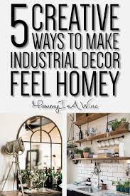 The stool is industrial design with a bit farmhouse touch. 5 Ways To Pull Off Industrial Farmhouse Decor Industrial Farmhouse Decor Rustic Industrial Decor Industrial Home Design