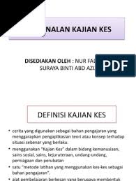 Pengenalan Kajian Kes
