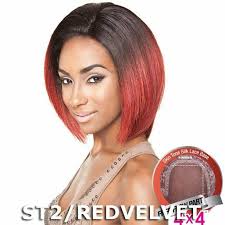 ISIS Brown Sugar Human Blended SILK LACE WIG BS601 Red Velvet