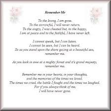 Remember Me Poem In My Grandpas Obituary Obituaries Ideas Obituaries Template Writing A Eulogy