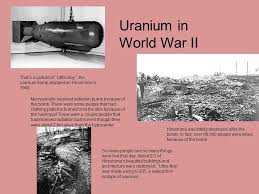 Uranium is used in gyroscopic compasses and in inertial guidance systems due to its high density. Questions And Answers About Uranium With Karen And Cassandra Ppt Download