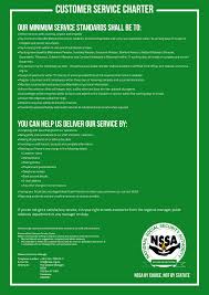 Details, such as a bank. Nssa The Nssa Customer Service Charter Sets Out Our Facebook