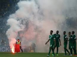 Uae, vietnam in tussle for top spot; Video Malaysian Soccer Match Suspended After Fans Threw Fireworks And Flares Onto Field