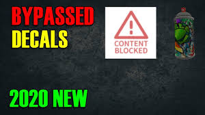 On this website, we also have variation of pics usable. Roblox New Bypassed Images Decals Working 2020 Youtube