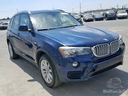 Xdrive28i, xdrive35i, xdrive28d, and sdrive28i. Bmw X3 Xdrive28i 2015 Blue 2 0l 4 Vin 5uxwx9c57f0d60152 Free Car History