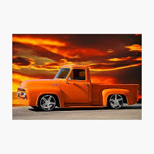 Image result for Omaha Orange 1955 Truck