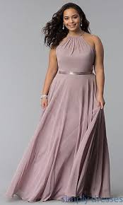 Long Chiffon Plus Size Formal Dress With Ribbon Belt Plus Size Long Dresses Bridesmaid Dresses Plus Size Plus Size Evening Gown