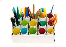 Stiftehalter Klopapierrollen Klopapierrollen Basteln Cooles Basteln Fur Kinder Basteln