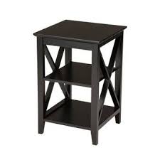 Cavallo Narrow End Table Wood End Tables End Tables X Frame Coffee Table