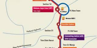 The kelana jaya lrt line operates an approximate 27km course from north to south, between kelana jaya (in the klang valley Kuala Lumpur Kl Map Maps Kuala Lumpur Kl Malaysia