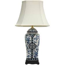Shop lamps online at temple & webster for bedside lamps & bed lights. Chinese Blue And White Porcelain Vase Floral Motif Table Lamp 26 Colorcard De