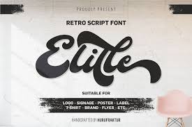 All fonts are categorized and can be. Elille Retro Typography Design Retro Typography Font Bundles