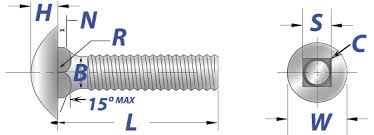 Carriage Bolts Dimensions Mechanical Properties Aft