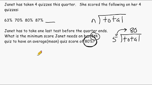 Read on to find out more about the test and what your scores mean. Find A Missing Score When The Mean Is Given Youtube