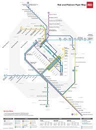 Light Rail Stops Map Rail System Map | Rtd - Denver