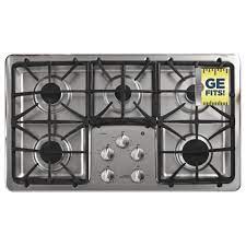 Ge Profile 36 In Gas Cooktop In Stainless Steel With 5 Burners Including Power Boil Burner Pgp966setss The Home Depot Gas Cooktop Cooktop Downdraft Cooktop