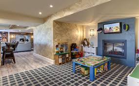 Maybe you would like to learn more about one of these? Basement Home Theater Kids Play Area Traditional Basement Denver By Fbc Remodel Houzz