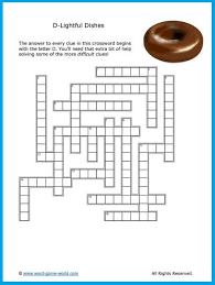 Dec 14, 2015 · doughnut trivia is a way to use simple pastries to get teams involved in a competition involving food. Tasty Food Crossword