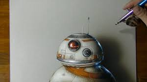 With over a thousand simple drawing lessons for you and your kids to follow along with. Drawing Bb 8 From Star Wars On Behance