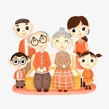 family portrait elderly elders parents children cartoon family clipart family portrait family png transparent clipart image and psd file for free download family cartoon family portraits family illustration