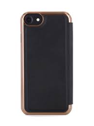 iPhone 7 Case - Ted Baker Women's SHANNON - Black/ Rose Gold – Proporta