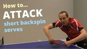 Ping pong is enjoying a surge in popularity and professional tennis table player tahl leibovitz is here to help you jump on the bandwagon. How To Attack Short Backspin Serves Youtube Tennis Videos Table Tennis Attack