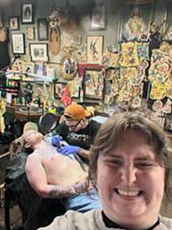 Single session doom wolf! Thanks Patrick!!! Swipe through for some fun  process pics! . . . . . . . . . . . . . . . . . . . . . . . . . . . . . . .  . . #