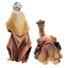 This method can be adapted to make shepherd, wise men and animal costumes by using different coloured sheets and adding props like crooks, crowns or animal masks. Camel Driver With Camel Laying Down 10 Cm Original Nativity Online Sales On Holyart Com