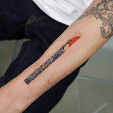 Memory Frame Of Eq Tattoo Inkppl Framed Tattoo Mini Tattoos Modern Tattoos