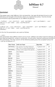 Find your closest pool server using ping information. Lol Miner Manual