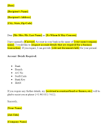 Looking for guide and template to w rite bank account opening letter?. Request Letter To Bank Format With 5 Samples
