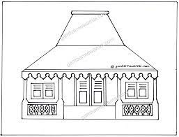 Di lampung, cukup banyak gajah dan harimau yang berkeliaran, sehingga membuat rumah dengan cukup tinggi menjadi salah satu solusi menyelamatkan diri. Gambar Mewarnai Rumah Adat Betawi Gambar Warna Buku Mewarnai