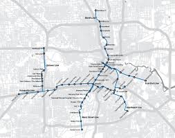 Houston2012lrt Jpg 1213 957 Light Rail Train Map Houston Lights
