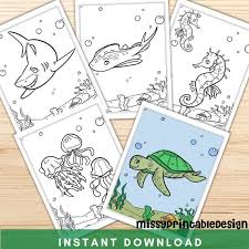 Plus, it's an easy way to celebrate each season or special holidays. Under The Sea Coloring Pages Mom Wife Busy Life