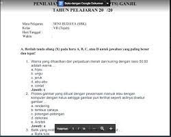 Download soal uas seni budaya smp kelas 7 8 9 semester 1 k13 revisi 2018. Soal Jawaban Pts Seni Budaya Sbk Kelas 7 Sem Ganjil Kurikulum 2013 Soal Pelajaran