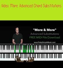 Nothing Else Matters Metallica William Joseph Feels The Rain скачать More Advanced Chord Substitutions Quot More Amp More Quot Advanced Piano Substitutionsfree Midi Download For This Ent Piano Lessons Piano Video Piano Chords