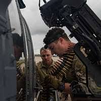 Members of the 127th Security Forces Squadron paticipate