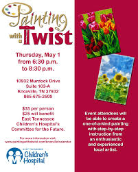 May 1 2014 Painting With A Twist Create A One Of A Kind Painting With A Local Artist With Proceeds Going To Childre Childrens Hospital Event Event Calendar