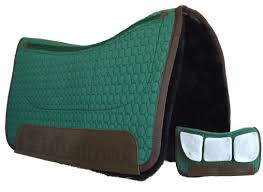 Suchen sie ein schönes westernpad? Mattes Rio Pecos Westernpad Eckig Lammfell 3 Taschen Correction Sattelmax