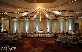 Ceiling Draping For A Wedding Reception In 2020 Ceiling Draping Wedding Ceiling Wedding Lights