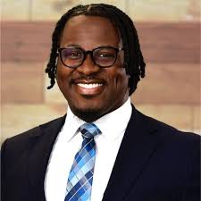 This is a photo of myself today at news internship with WJZ