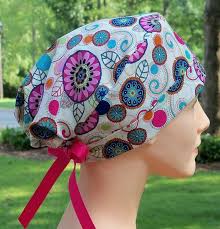 Free printable scrub cap sewing pattern. Pixie Style Scrub Hat Pattern Novocom Top