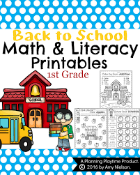 Free esl printable grammar worksheets, vocabulary worksheets, flascard worksheets, fairytales worksheets, efl exercises, eal handouts, esol quizzes, elt activities, tefl questions, tesol materials, english teaching and learning resources, fun crossword and word search puzzles. Back To School First Grade Worksheets Planning Playtime