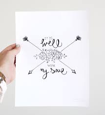 As you color your way through the pages of this beautiful and interactive coloring book, you will find rest and peace to quiet your mind and heart. It Is Well With My Soul Free Printable We Lived Happily Ever After