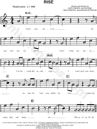 Can T Blame A Girl For Trying Chords Katy Perry Rise Sheet Music For Beginners In A Minor Download Print Sheet Music Perry Piano Music