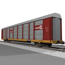 Train Car Conrail Autorack 3d Model Ad Car Train Conrail Model Train Car 3d Model Car