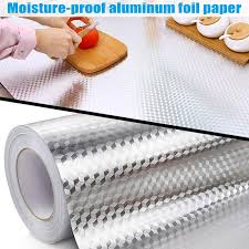 Check spelling or type a new query. Buy Self Adhesive Waterproof Oil Proof Aluminum Foil Wallpaper Kitchen Stove Wall Sticker At Affordable Prices Free Shipping Real Reviews With Photos Joom