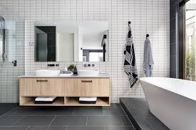 Corner vanity with caesarstone top 600mm x 600mm. Vanity Height More A Guide To The Right Height For Everything In Your Bathroom Houzz Au