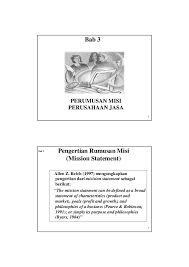 Maybe you would like to learn more about one of these? Pdf Pengertian Mission Statement Heri Supriyono Academia Edu